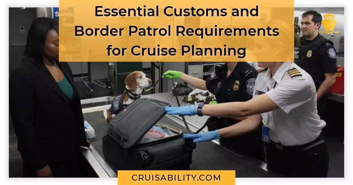 Essential Customs and Border Patrol Requirements for Cruise Planning